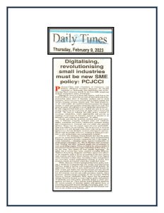 9th February 2023 - Digitalizing and revolutionizing small industries should be new SME Policy PCJCCI_page-0002