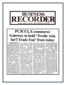 PCJCCI and E-commerce Gateway collaborated for Textile Asia Exhibition 2023